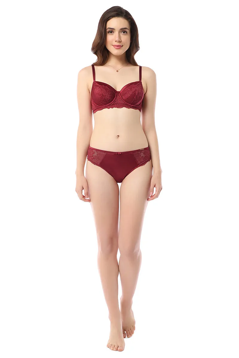 Eternal Bliss Brazilian Panty - Rio Red