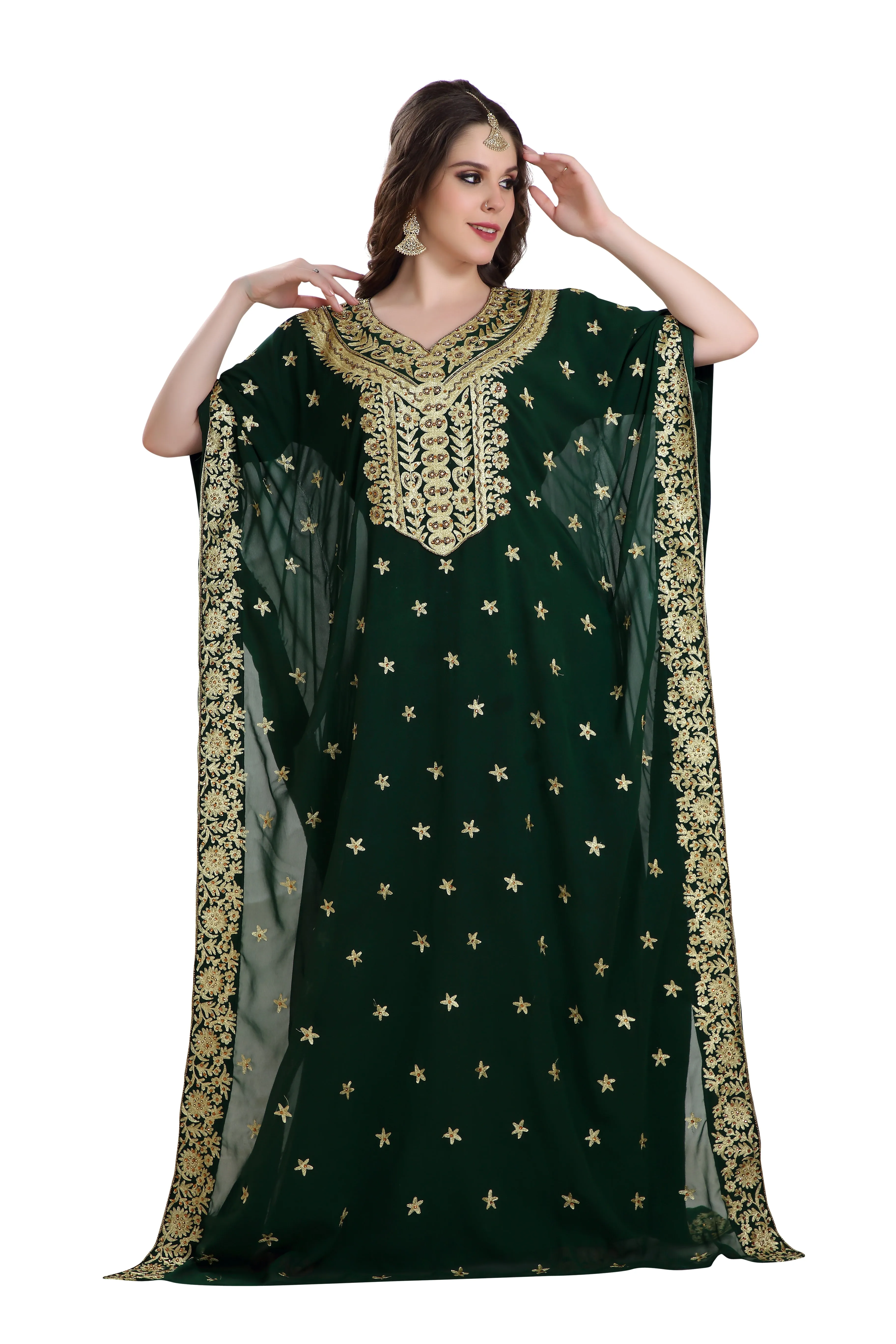 Farasha Maxi with Ari Zari Embroidery