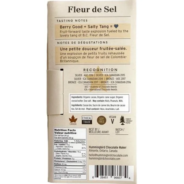 Fleur de Sel Chocolate Bar