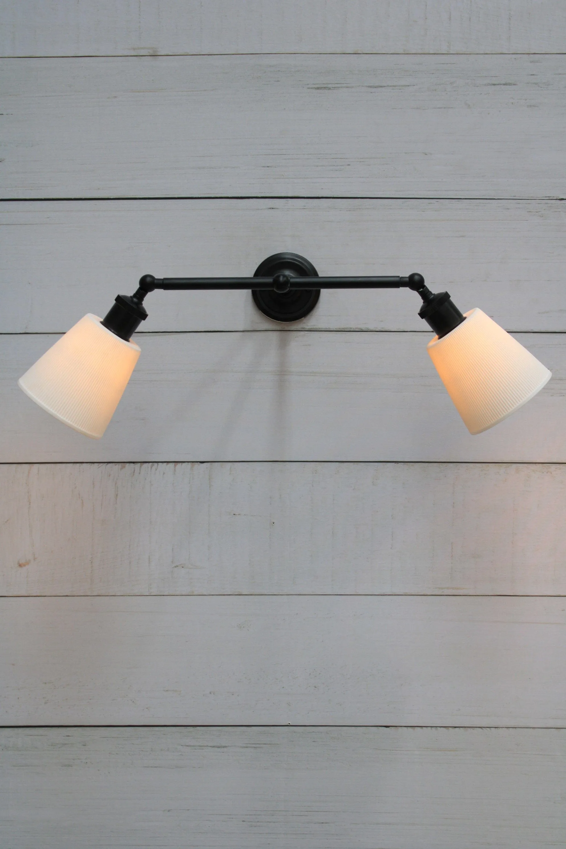 Forli Ceramic Double Swivel Arm Wall Light