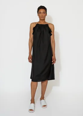 Giverny Slip Dress in Onyx