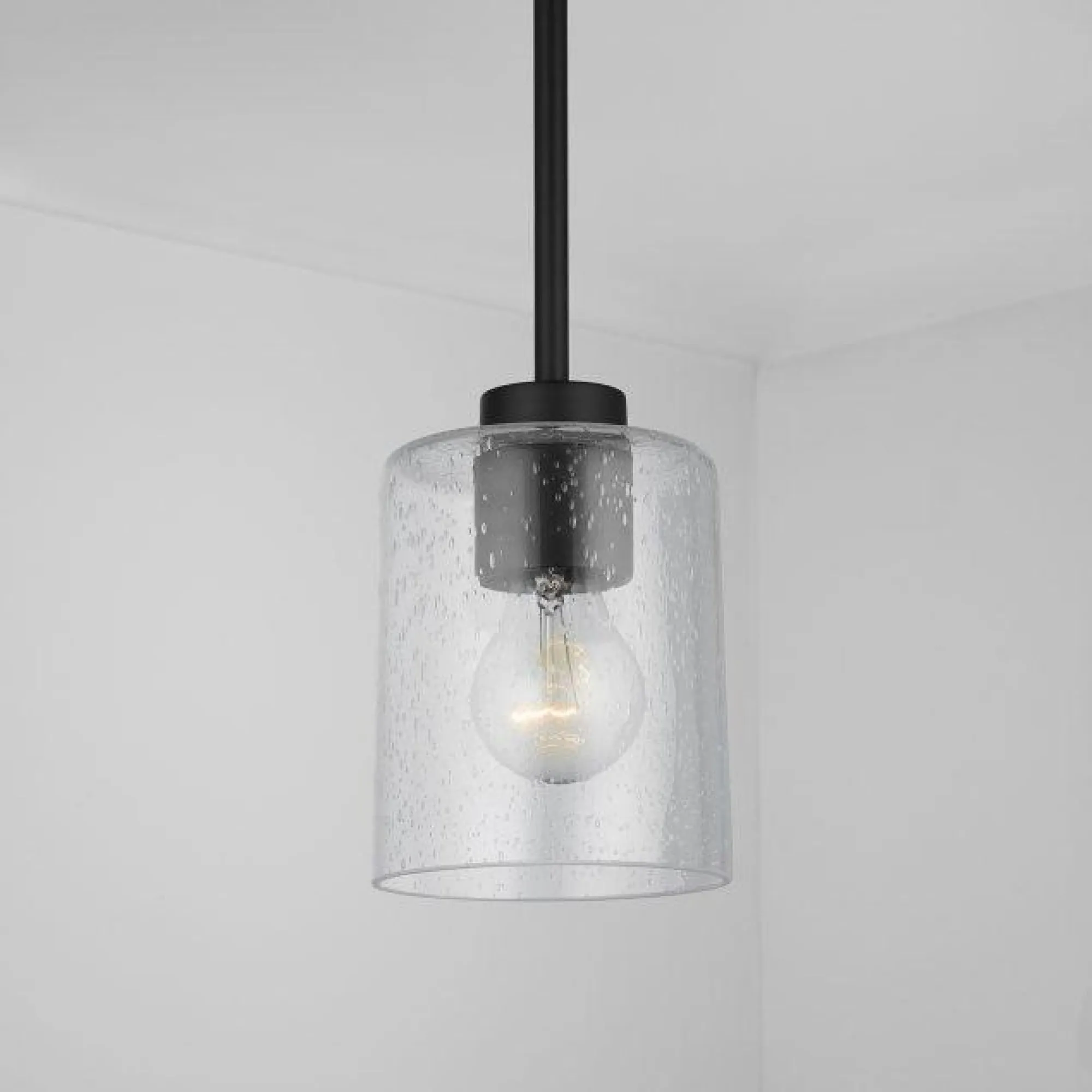 Greyson 1 Light Pendant - Matte Black