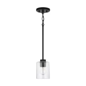 Greyson 1 Light Pendant - Matte Black