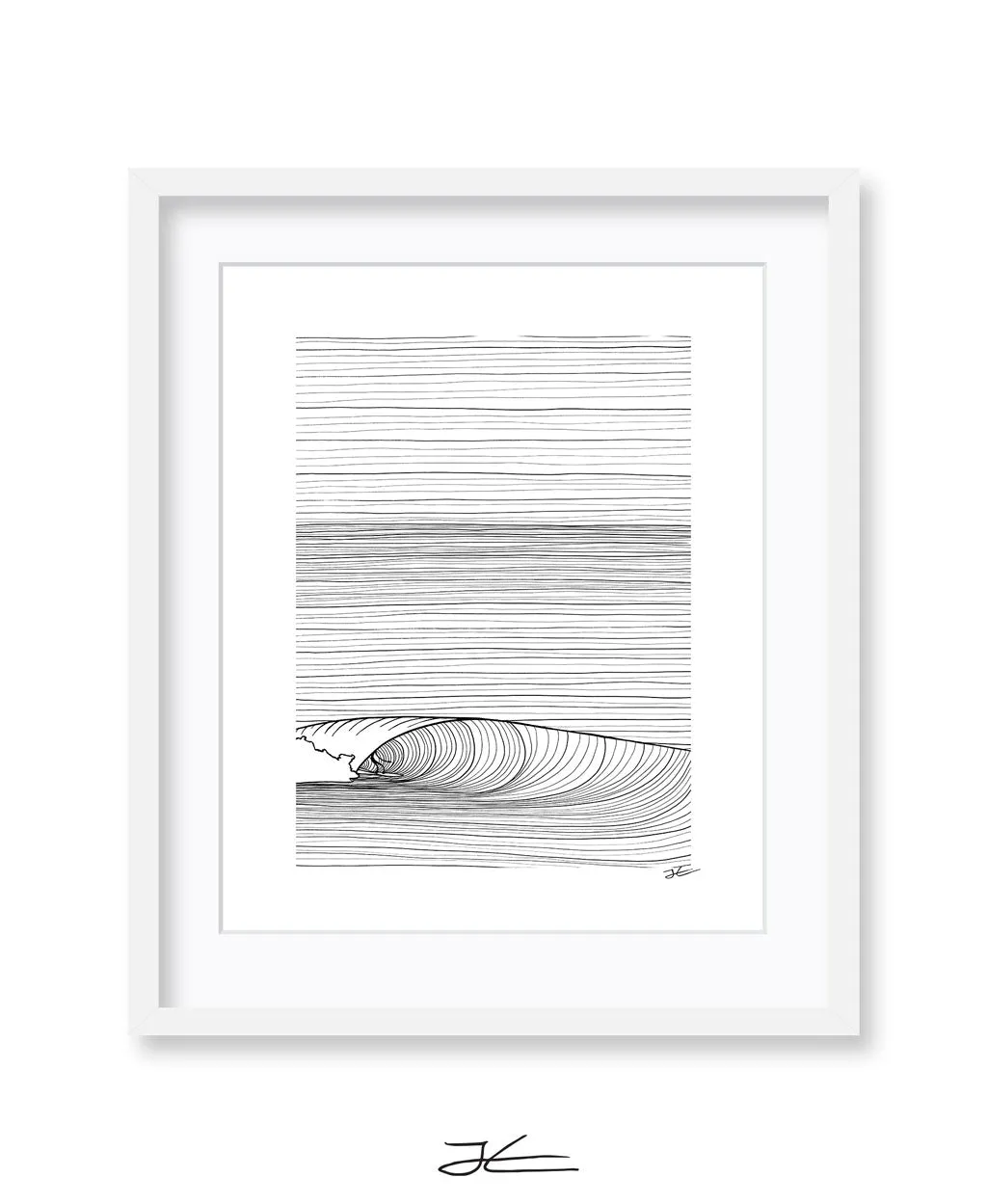 Groundswell Black & White - Print/ Framed Print