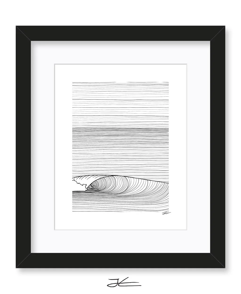 Groundswell Black & White - Print/ Framed Print