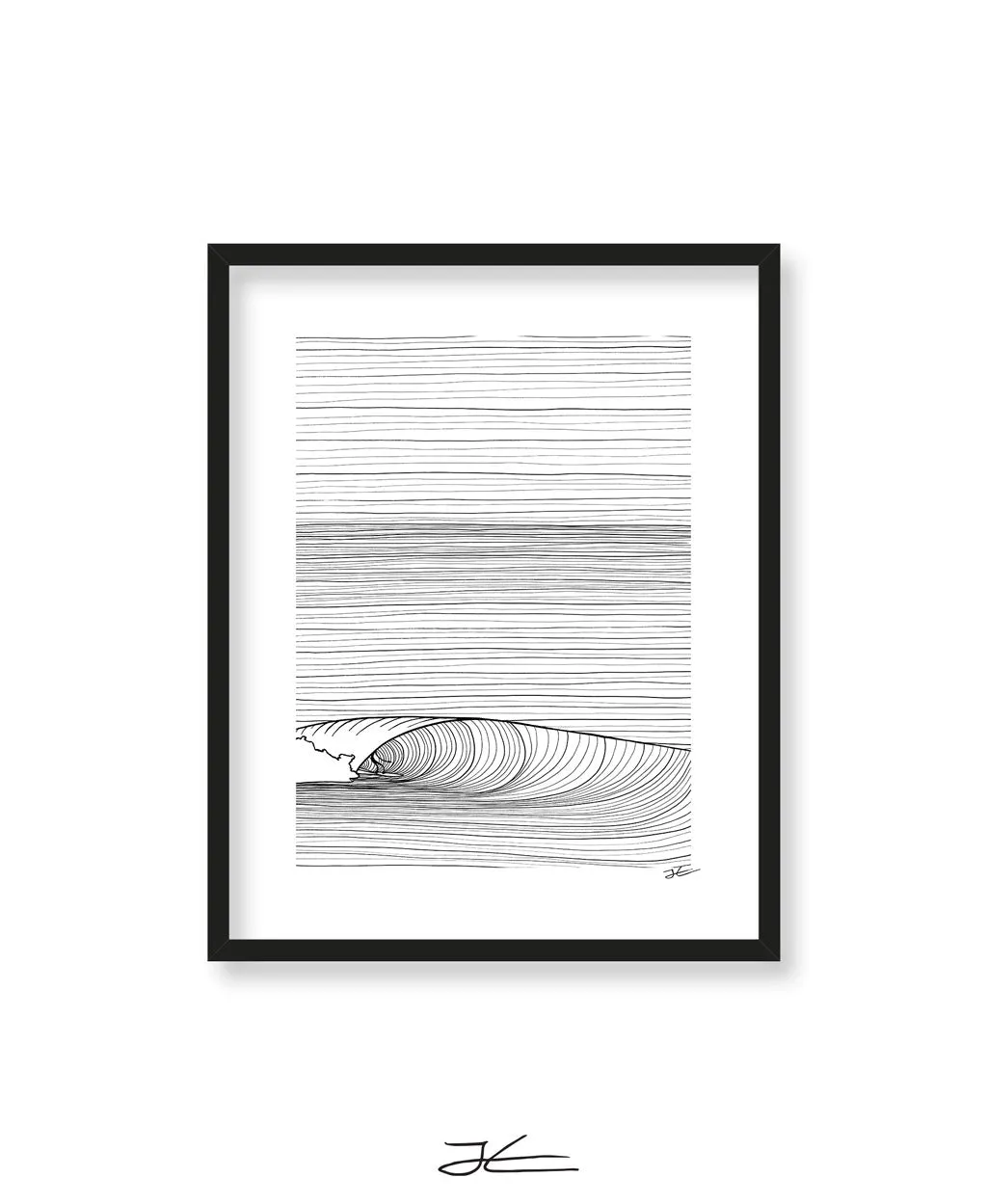 Groundswell Black & White - Print/ Framed Print