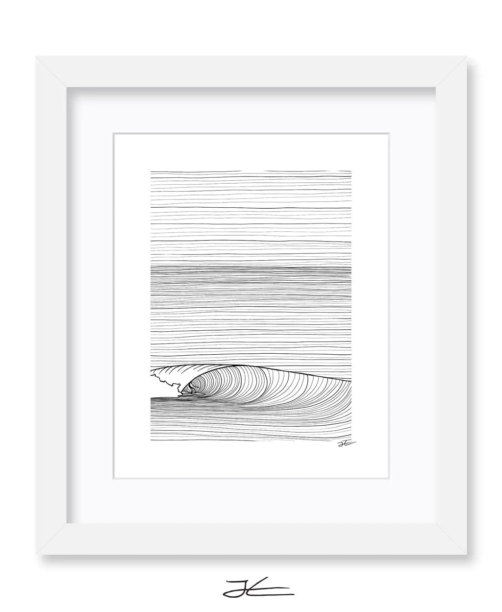 Groundswell Black & White - Print/ Framed Print