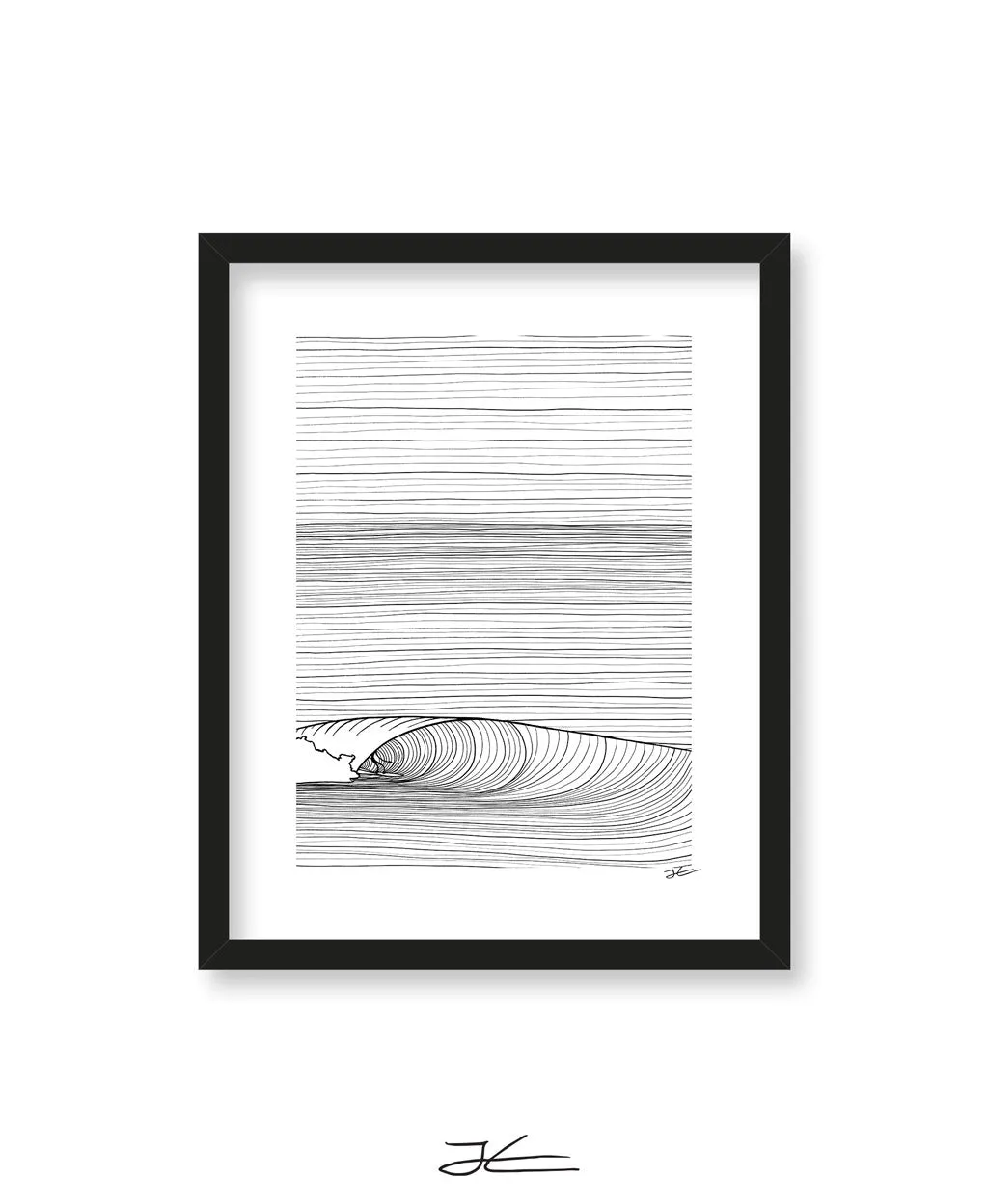 Groundswell Black & White - Print/ Framed Print