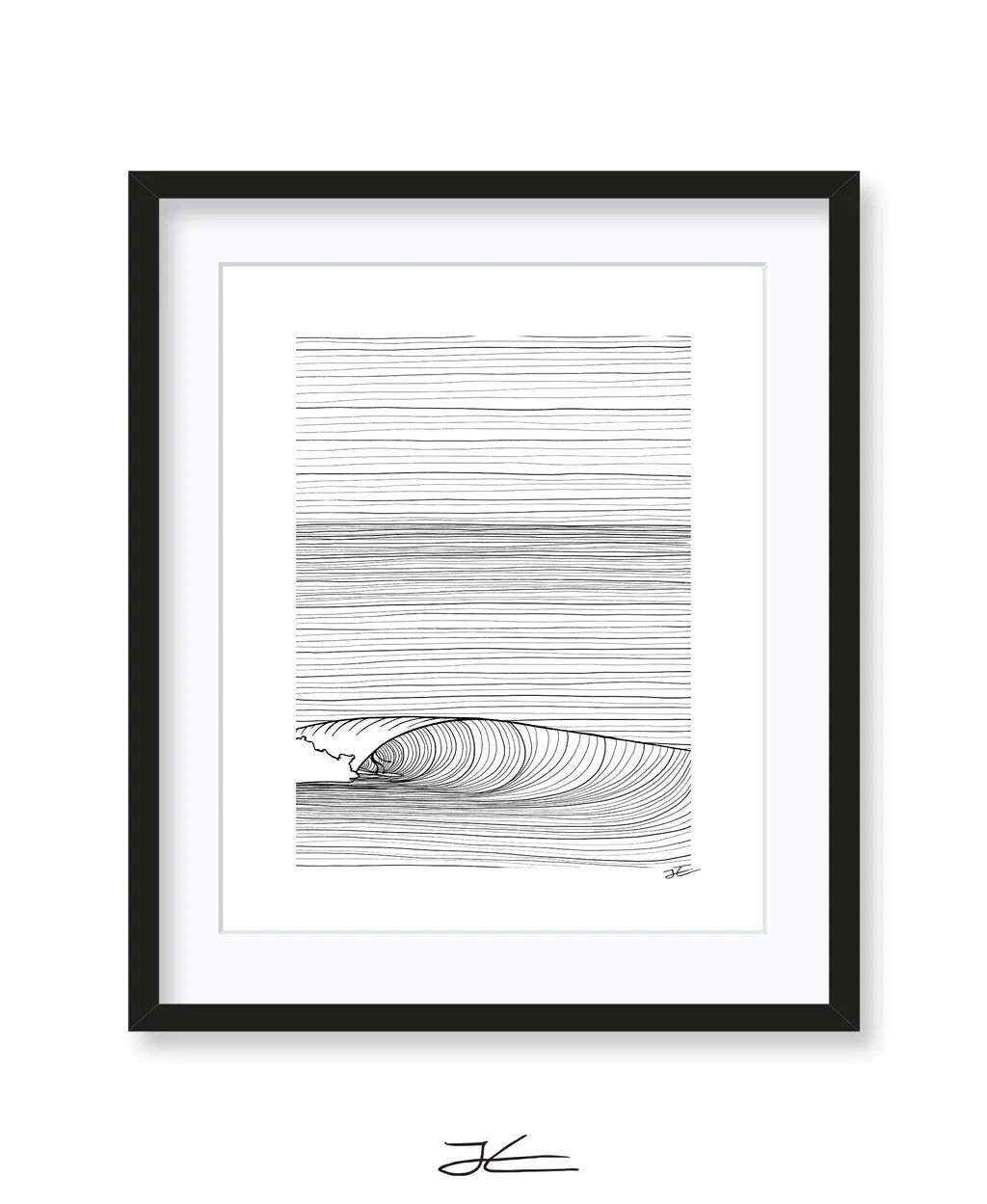 Groundswell Black & White - Print/ Framed Print