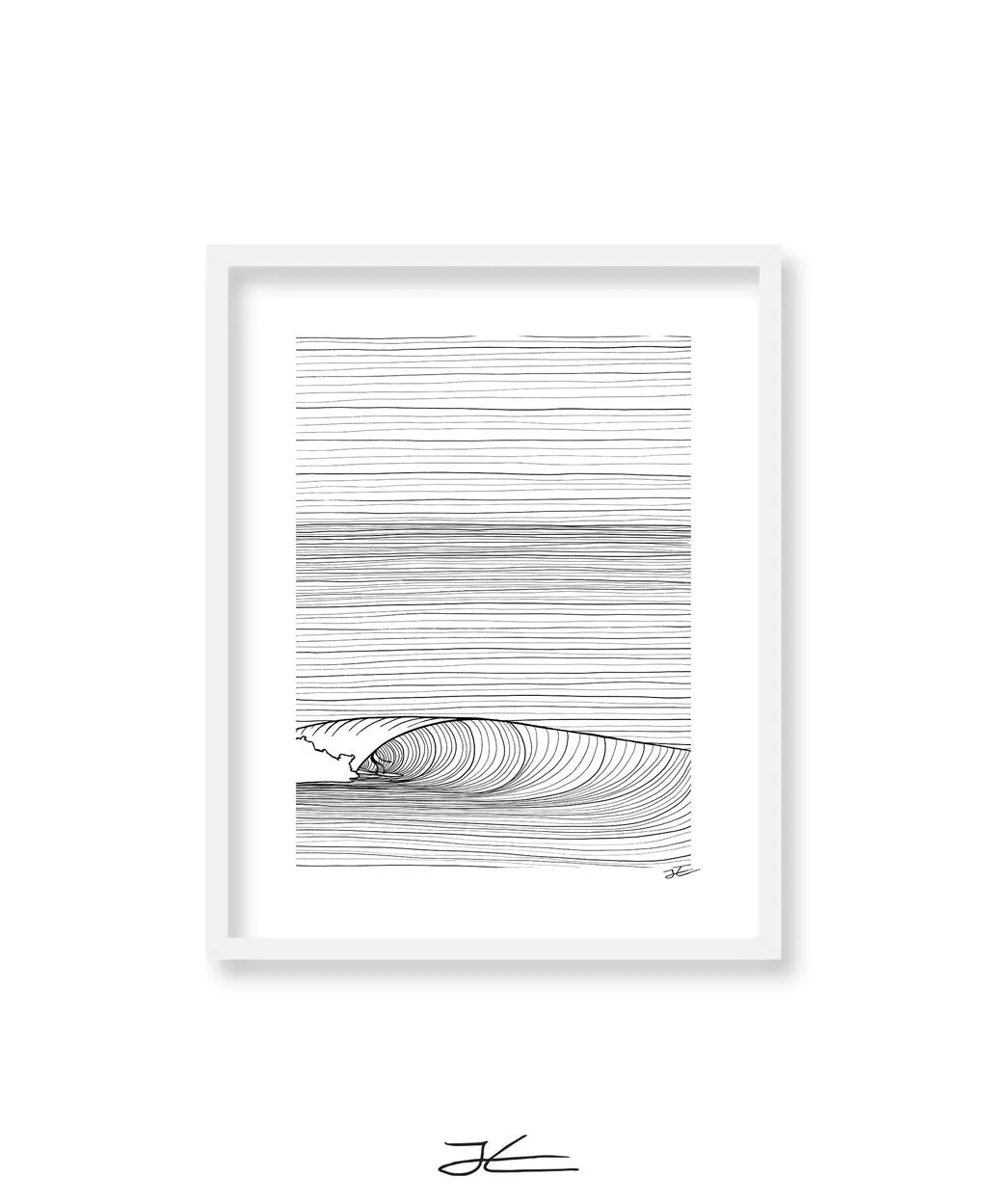 Groundswell Black & White - Print/ Framed Print