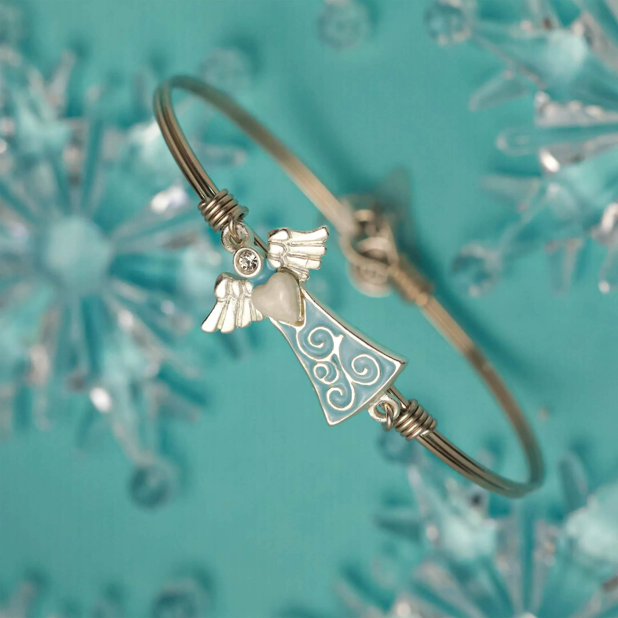 Guardian Angel Bangle Bracelet