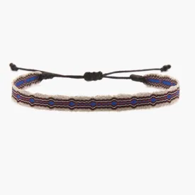 Handmade Purnama Bracelet 48 (Blue/Red)