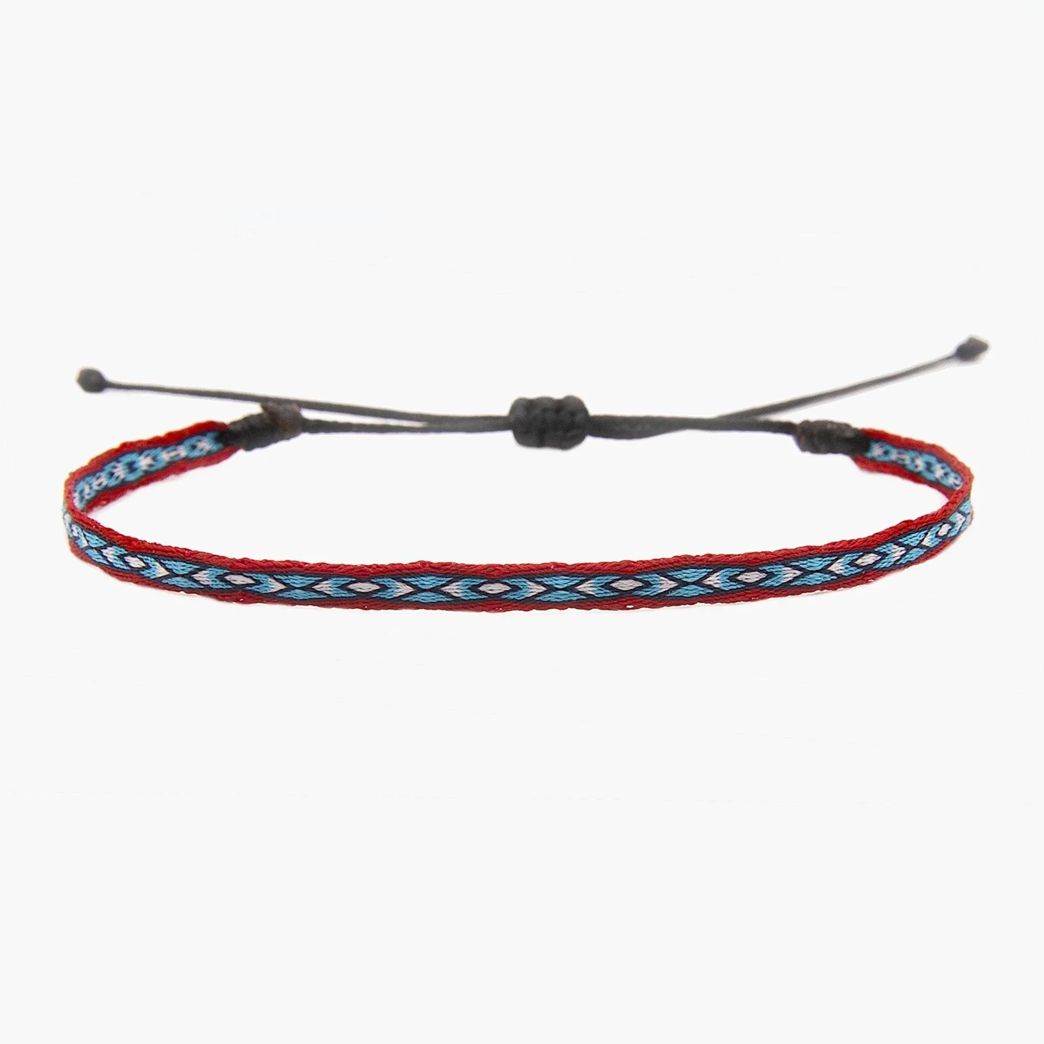 Handmade Purnama Bracelet (Red/Blue)