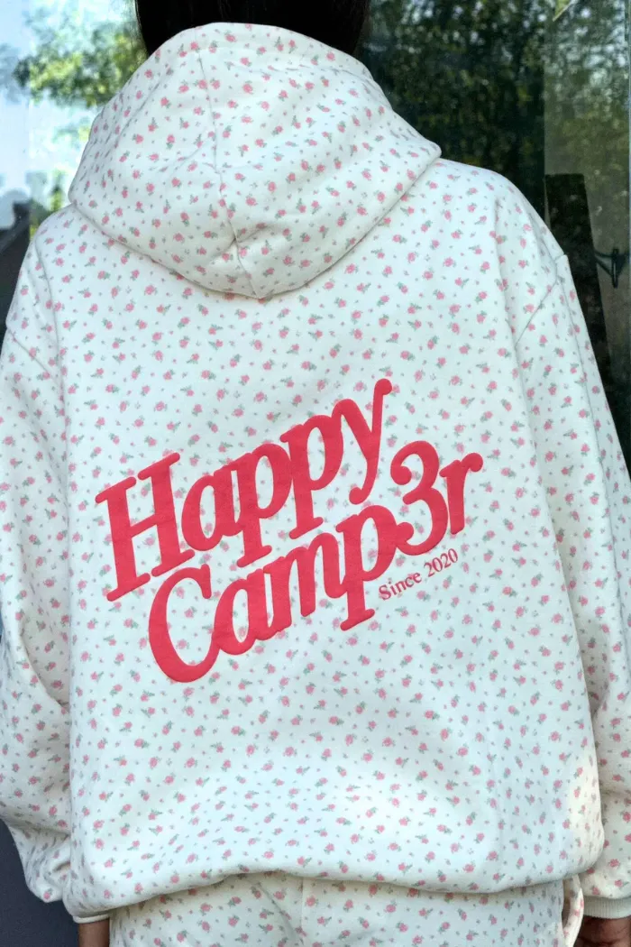 Happy Camp3r Red Roses Hoodie