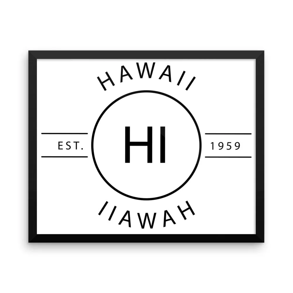 Hawaii - Framed Print - Reflections