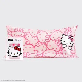 Hello Kitty x Kitsch Pillowcase King - Pink Hello Kitty Faces