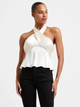 Inu Satin Crossneck Top