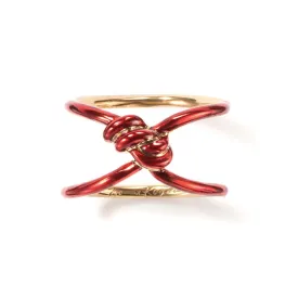 Kinki Ring Metallic Red