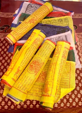 Large Cotton Prayer Flags, Handmade in Nepal, Lungta Prayer Flags, Extra Large , Positivity Flag, Spiritual Decor, Buddhist Prayer Flag