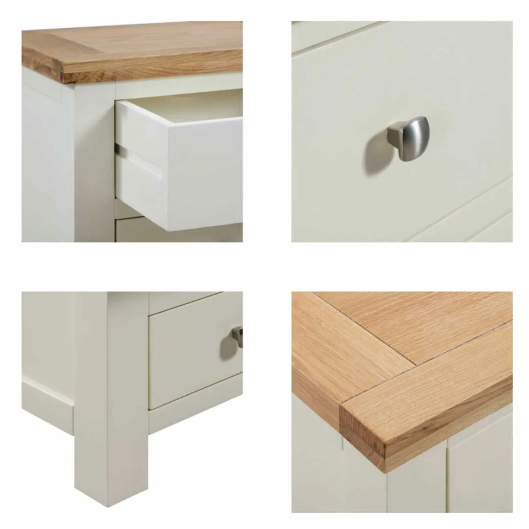 Manor Collection Dorset Painted 3 Drawer Bedside