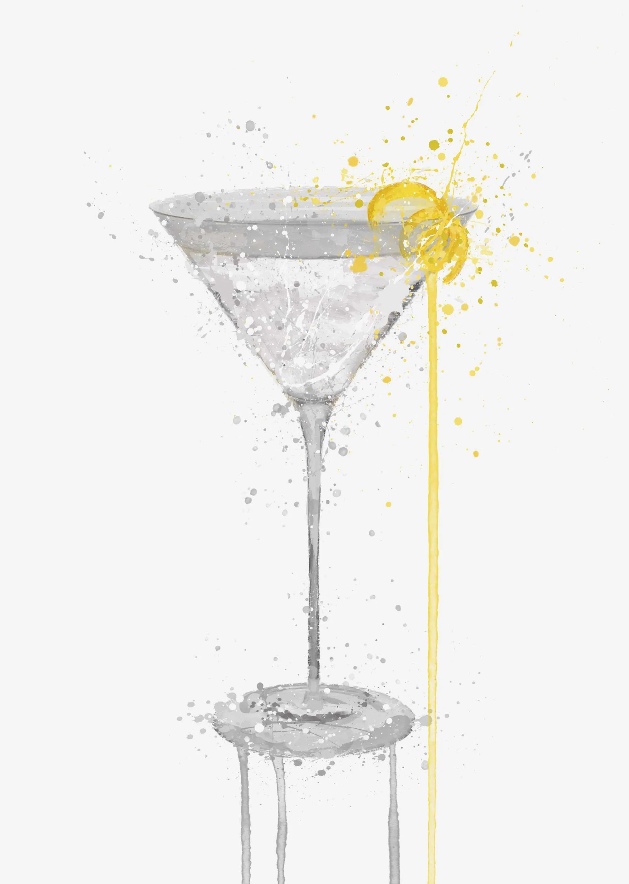 Martini Cocktail Wall Art Print