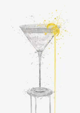 Martini Cocktail Wall Art Print