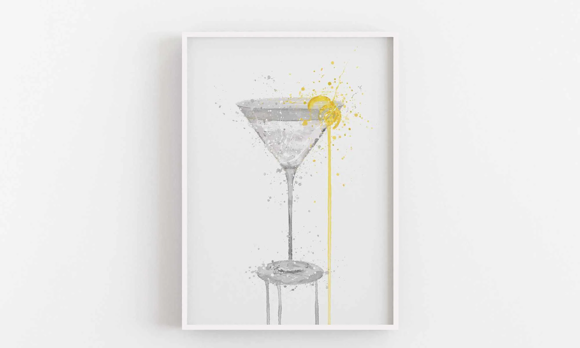 Martini Cocktail Wall Art Print