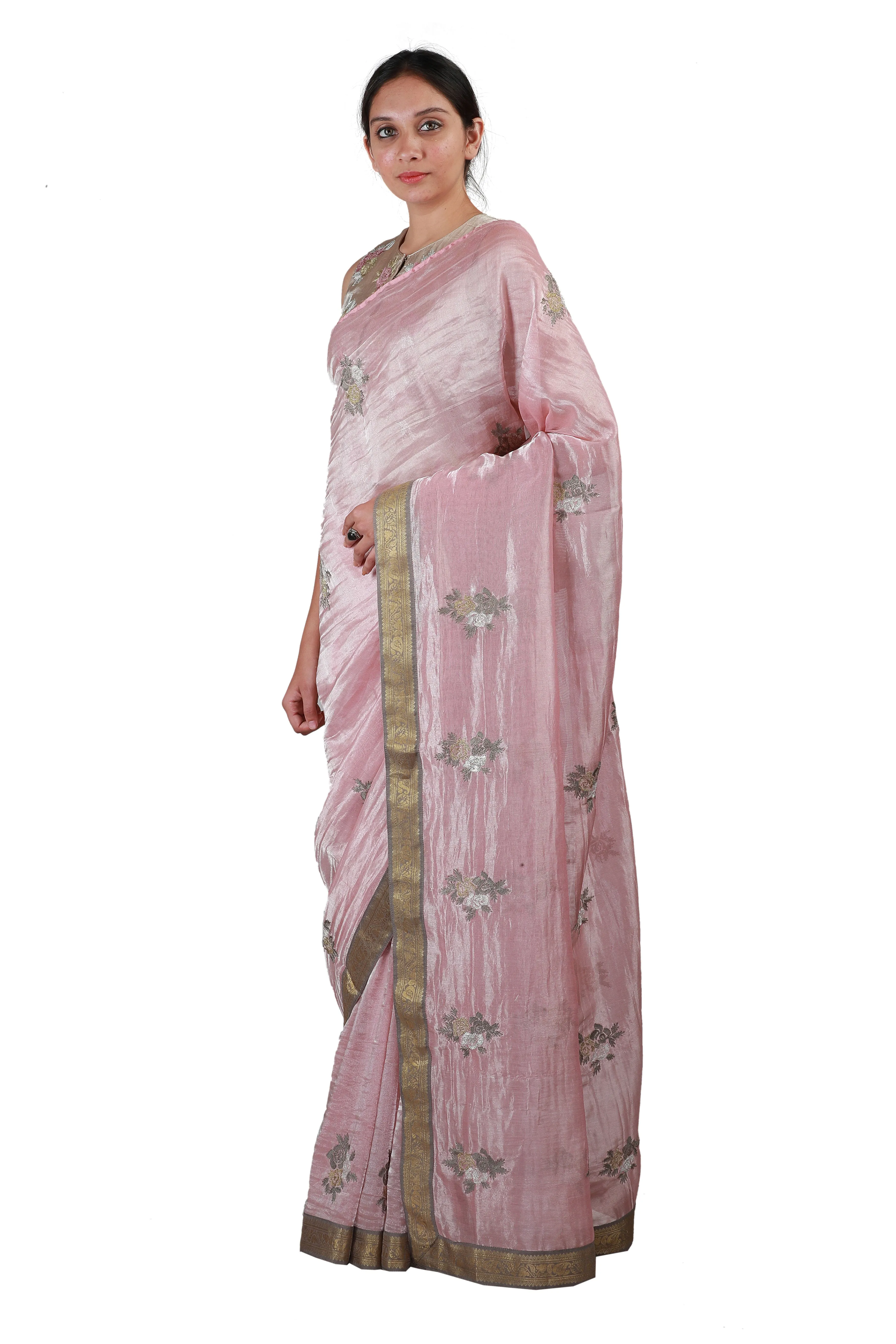 Mauve Pink Saree