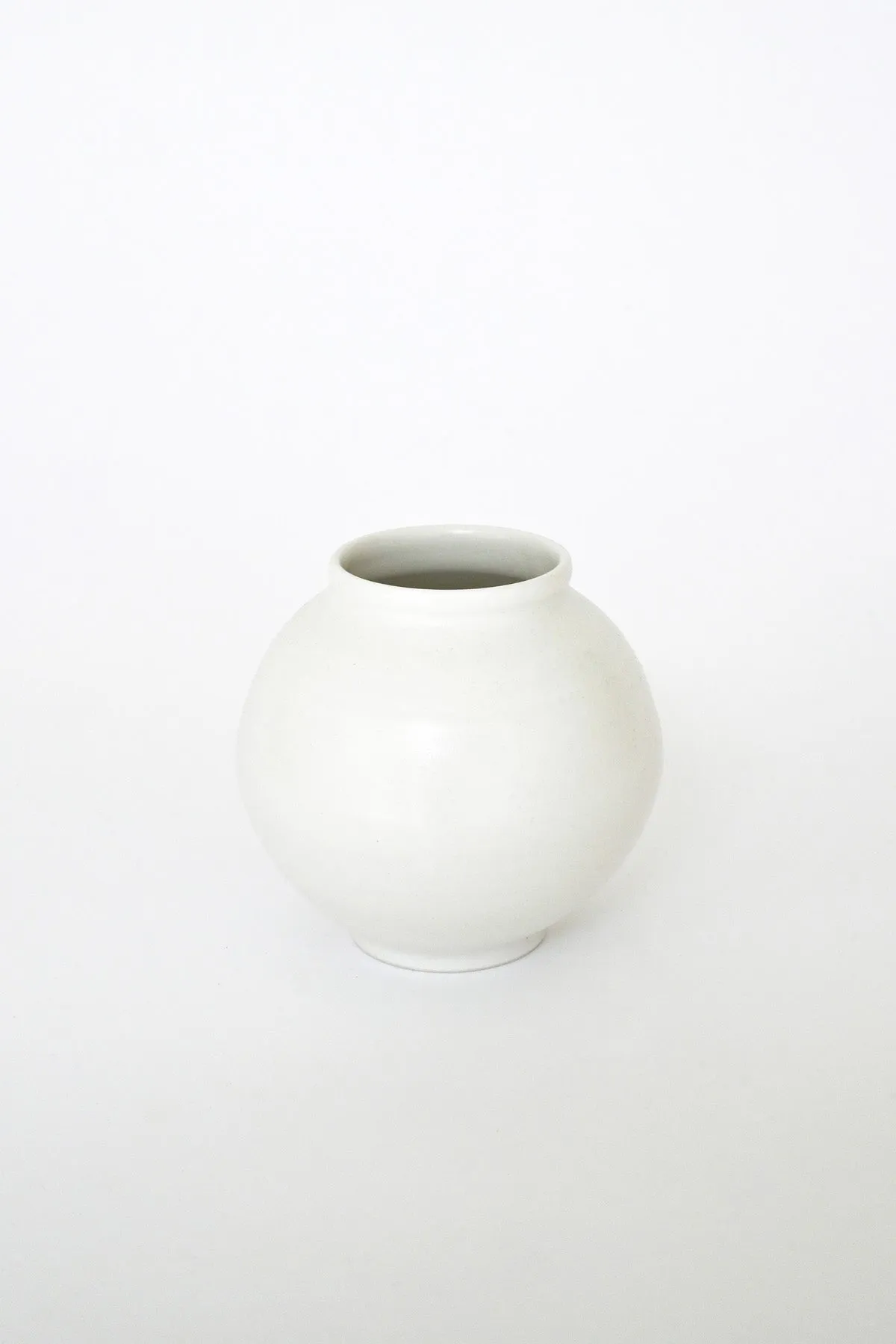 Mini Moon Jar, White Semi Gloss