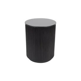 Monaco Black Round Side Table