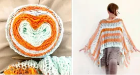 Neuf poncho knit kits, 40% off