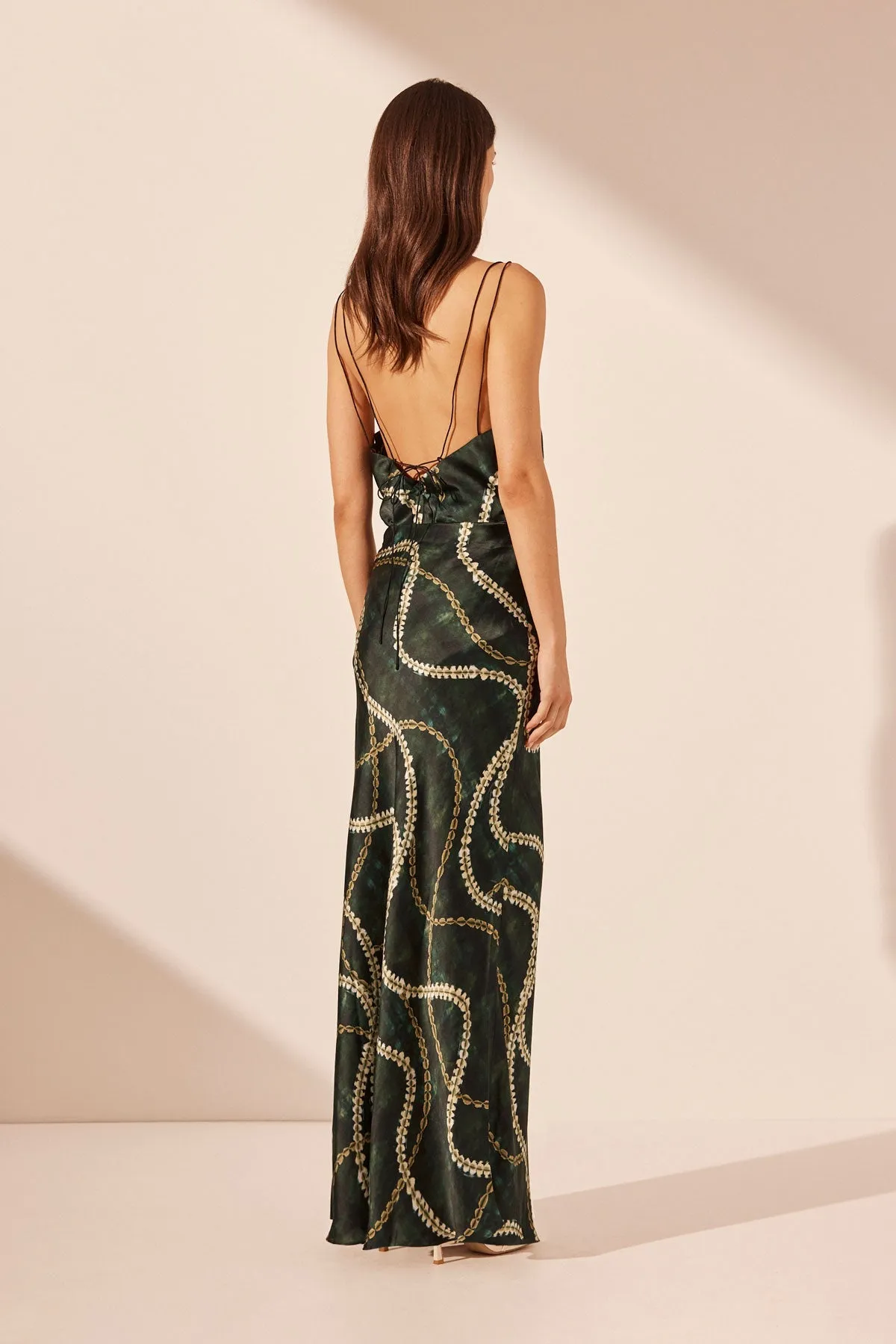 NOA SILK BIAS CUT MAXI SKIRT