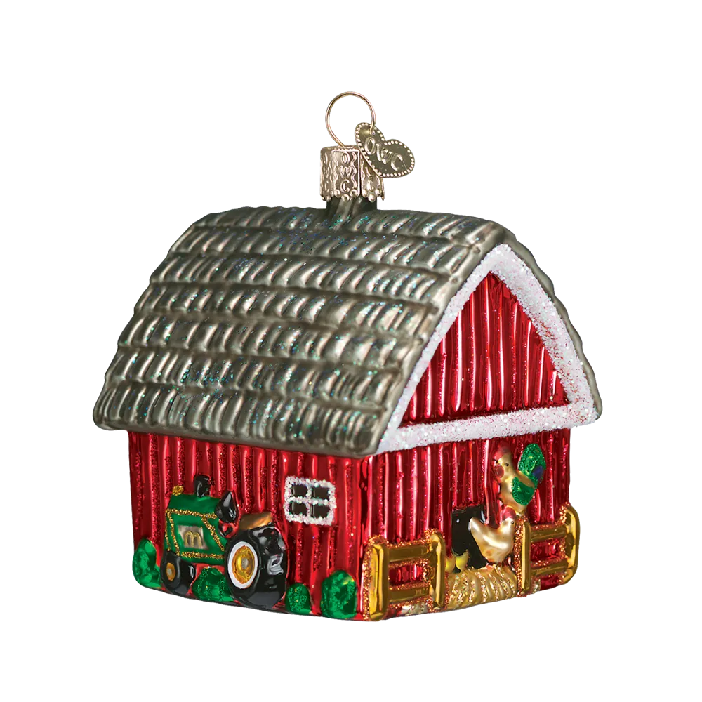 Old World Christmas Ornament - Barn