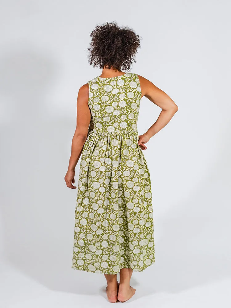 Olivia Dress - Pear Floral