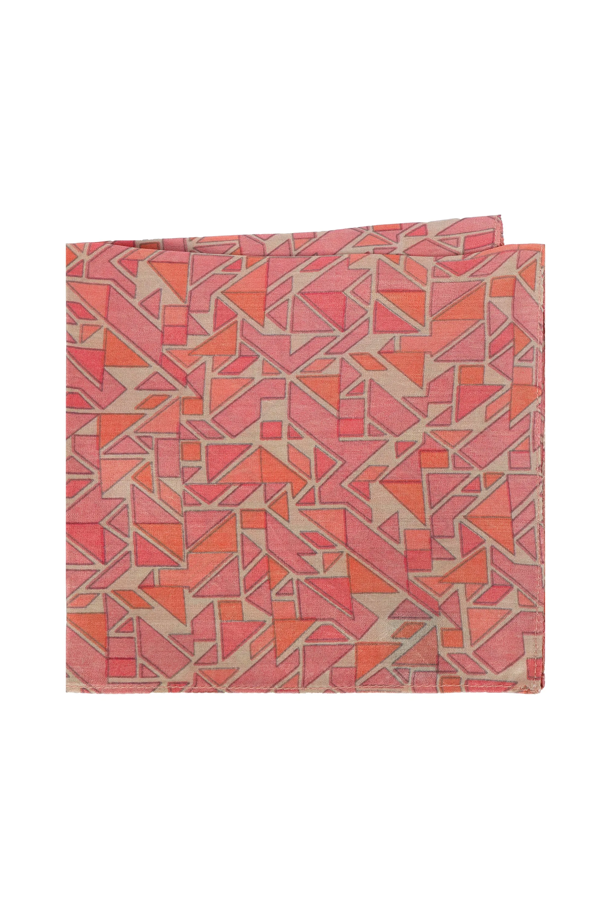 Printed Pocket Square - Tri