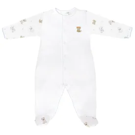 Puppy Love Embroidery and Printed Footie | Baby Boy