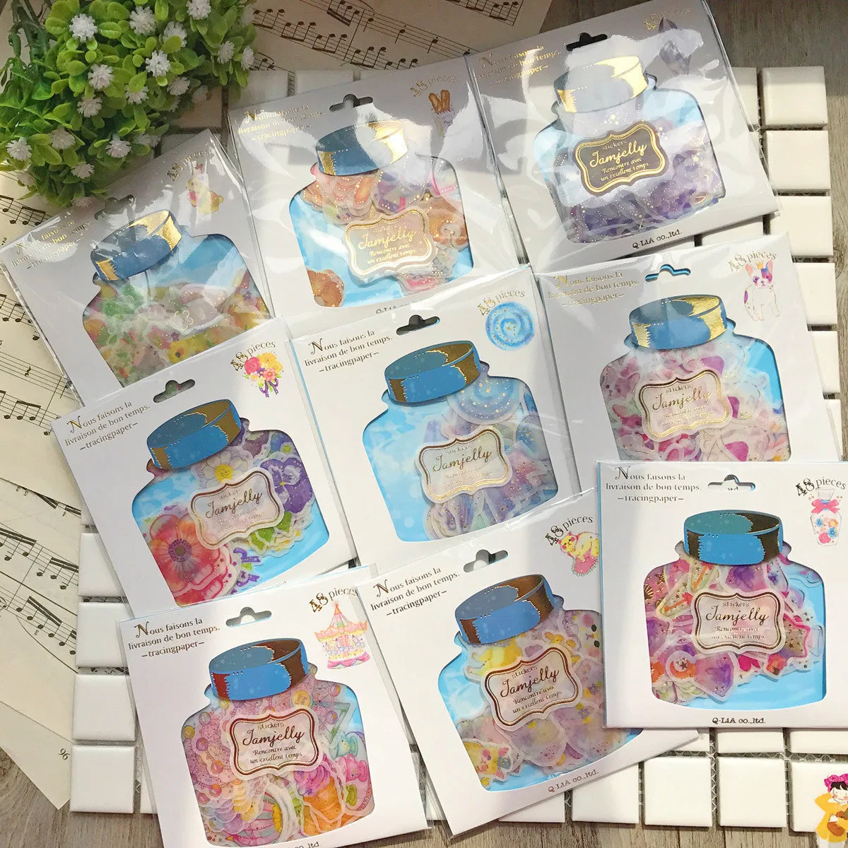 Q-Lia JamJelly S4 Sticker Sack - 9 Styles