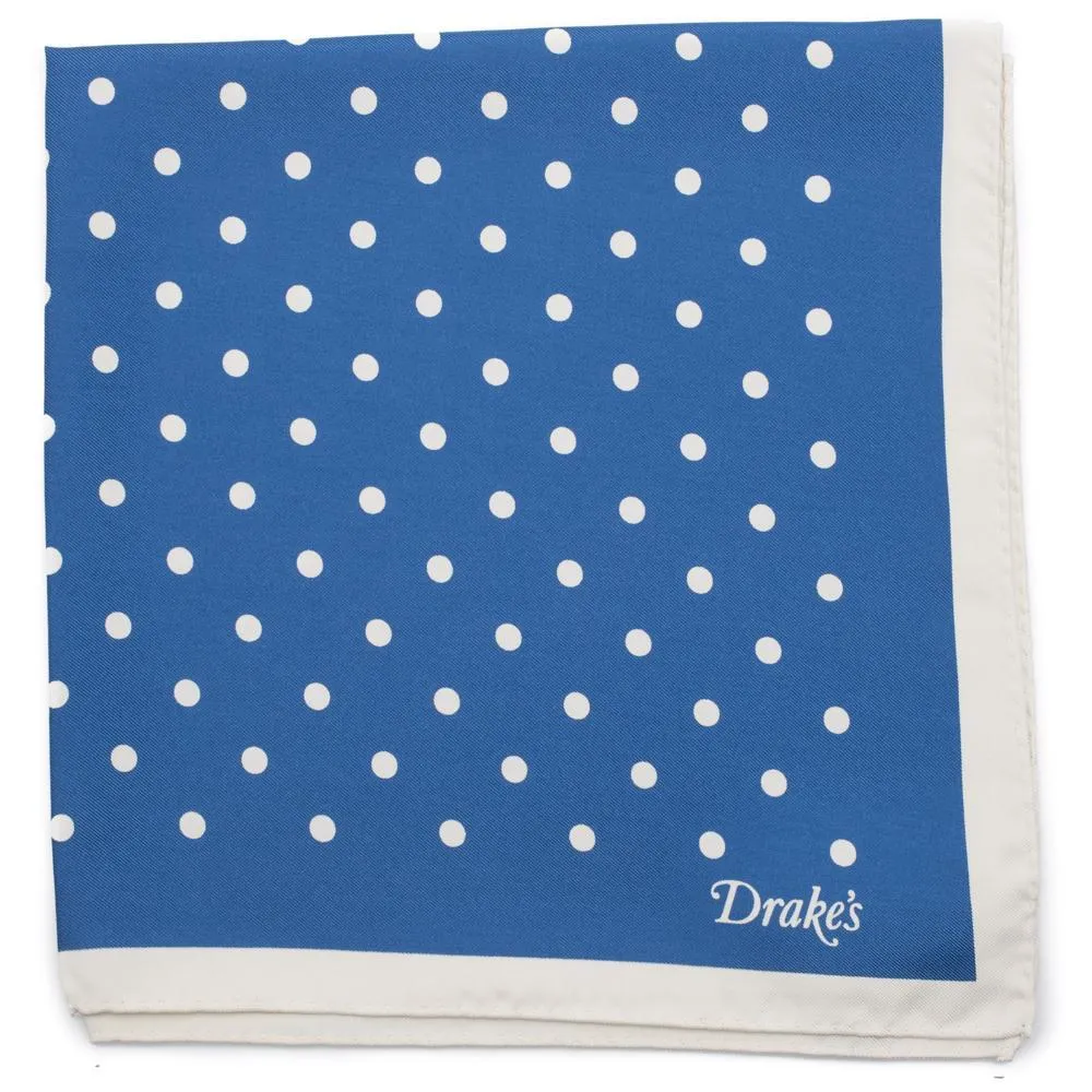 Silk Print Dots Pocket Square