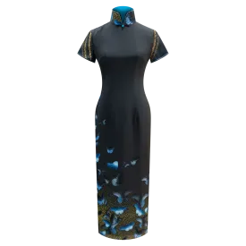 SPARKLE BY KAREN CHAN x Fung Yuen Butterfly Reserve【GREAT MORMON】100% Silk Cheongsam (Short Sleeve) (美鳳蝶)