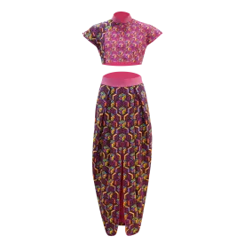 SPARKLE BY KAREN CHAN x  HK Heritage Museum【PUZZLE CUBE】Cheongsam Top & Skirt (Ruffle Sleeve) (我們的兒時玩意) (扭計骰)