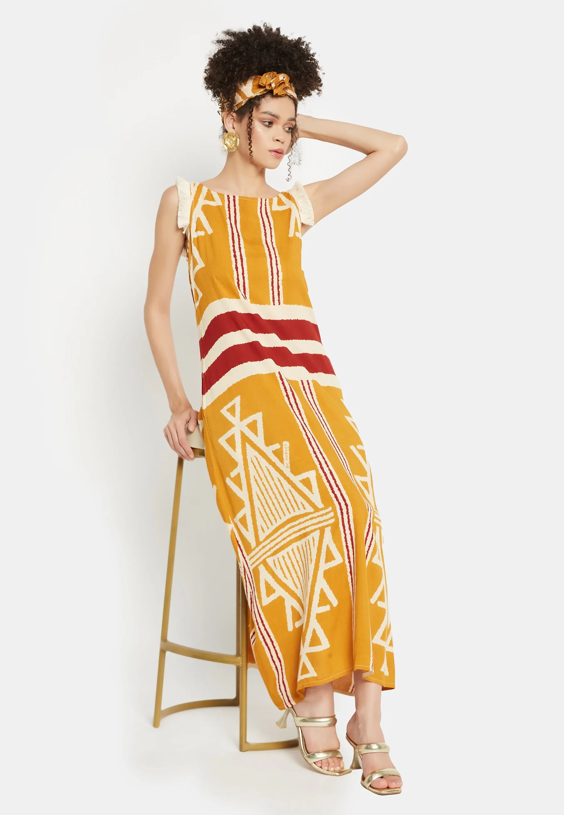 Stiloso Saffron Dress