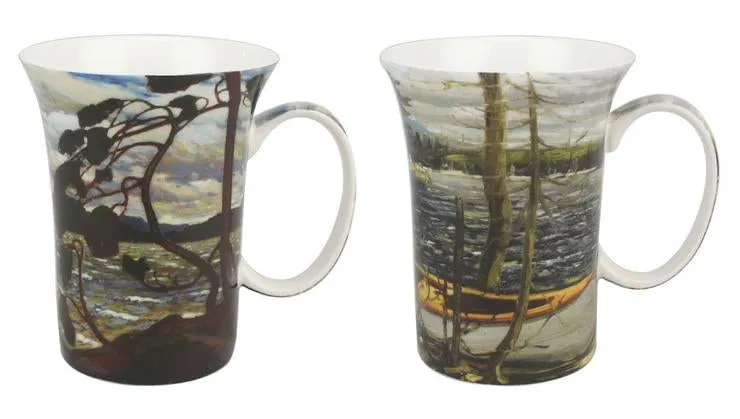 THOMSON CANOE & WEST WIND MUG PAIR