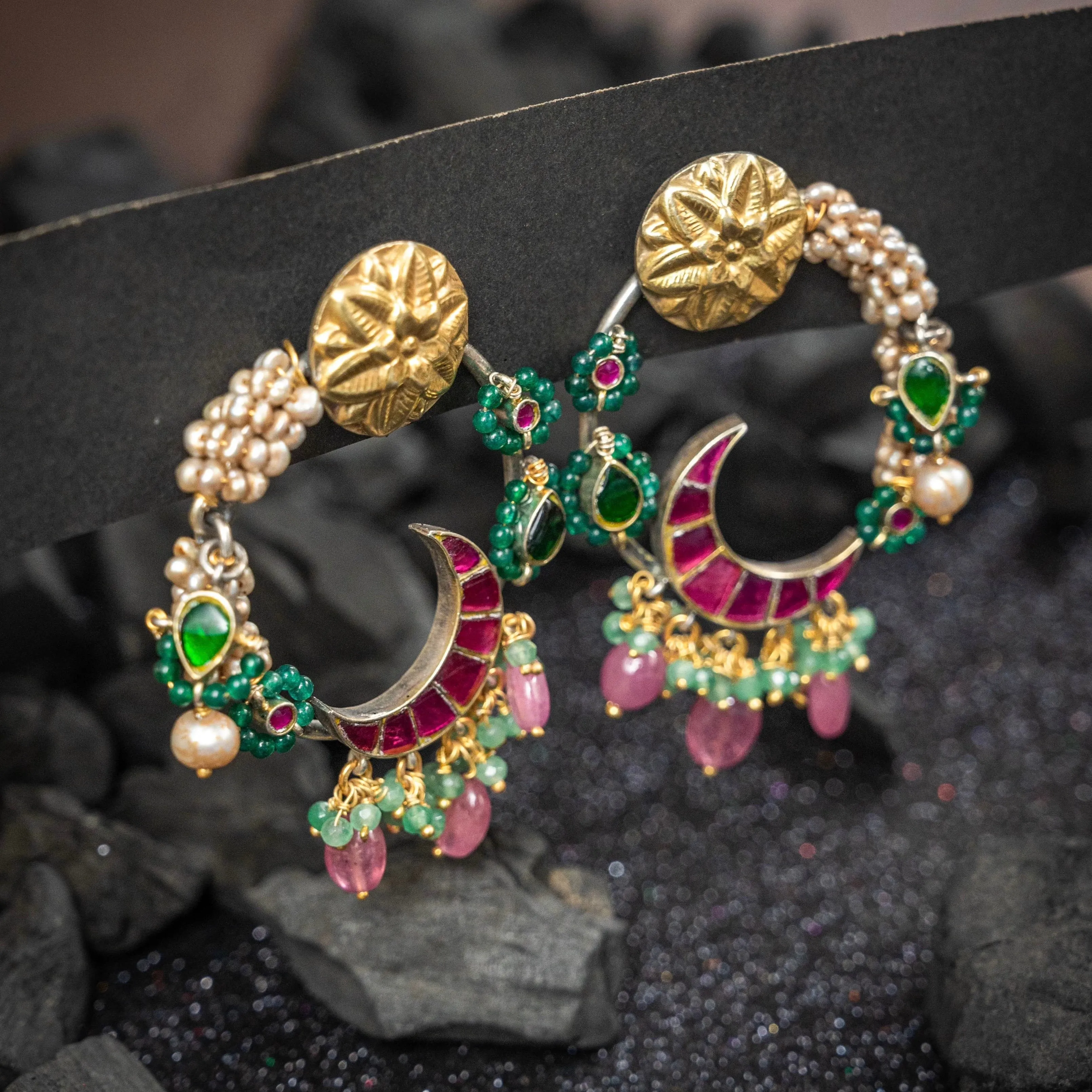 Timeless Tradition Chand Bali Earrings