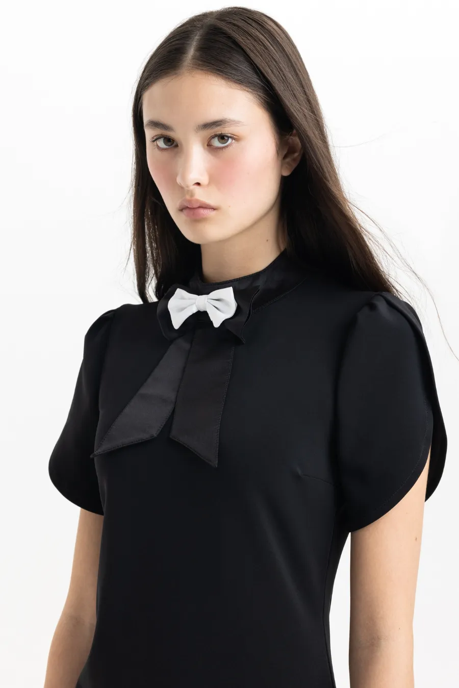 Tux Blouse Collar